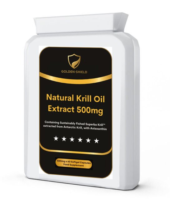 Natural Krill Oil Extract 500mg 60 Capsules