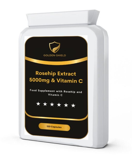 Rosehip Extract 5000mg & Vitamin C 120 Capsules